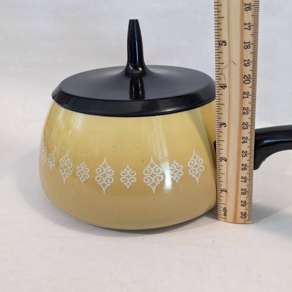 Vintage Oster Electric Fondue Pot Set Harvest Yellow 701-01A 6 Forks MCM Tested - Picture 14 of 16